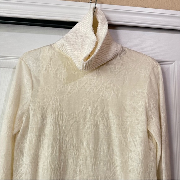 New Zara $129 Wool Blend Cream Midi Dress Extra Small XS 8596/808 - Picture 7 of 13